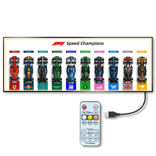 Display wall frame for Speed Champion F1 series Full Collection /horizontal line display