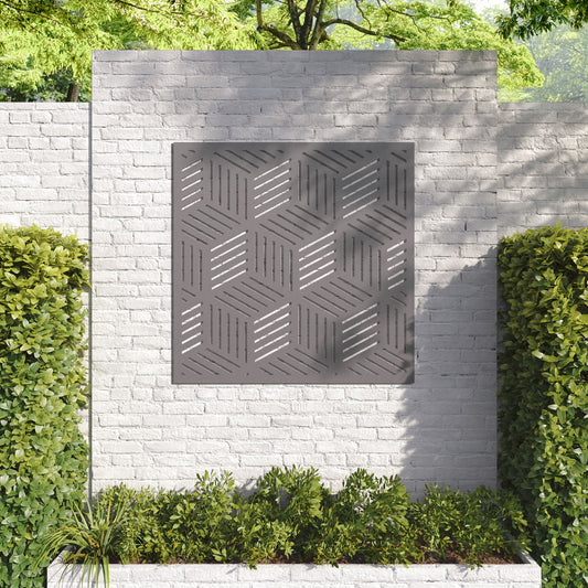 Cubed decorative panel