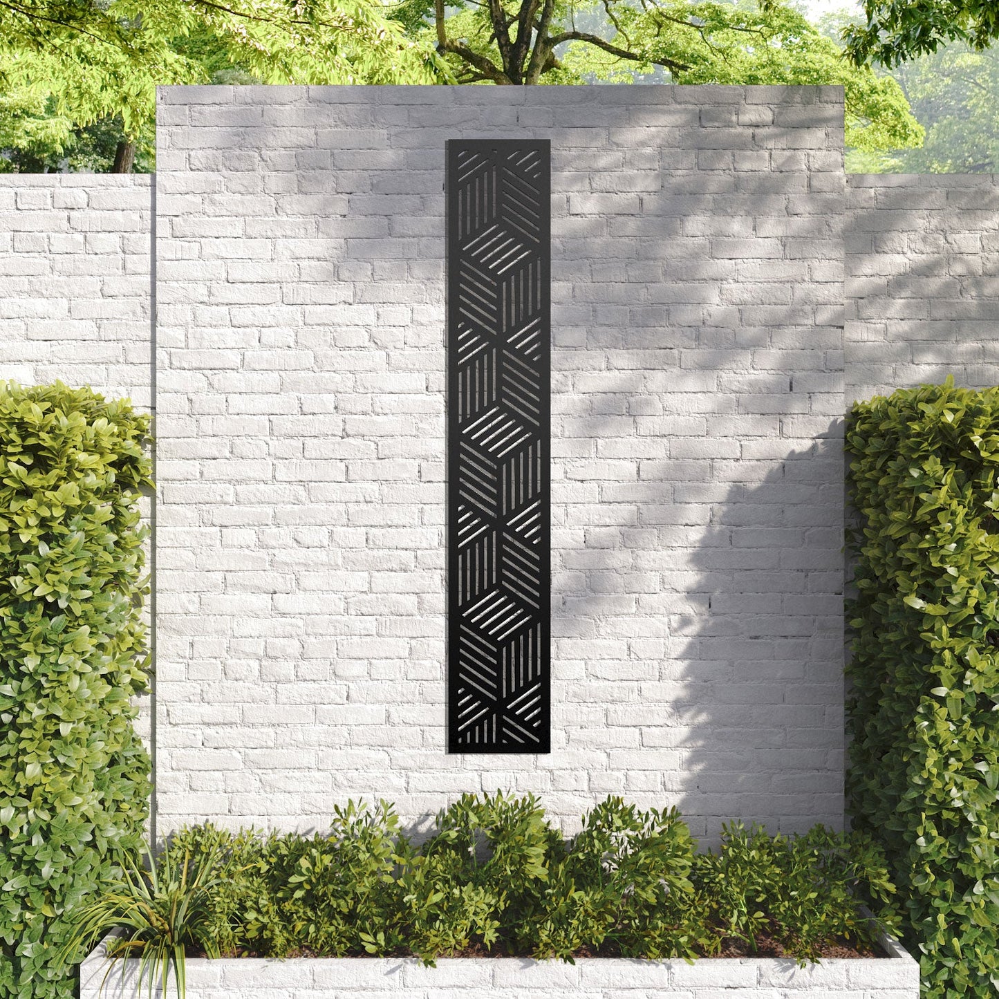 Cubed decorative panel