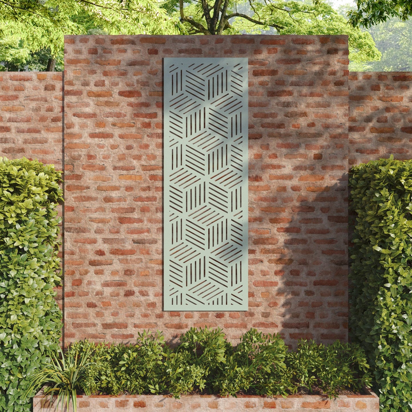 Cubed decorative panel