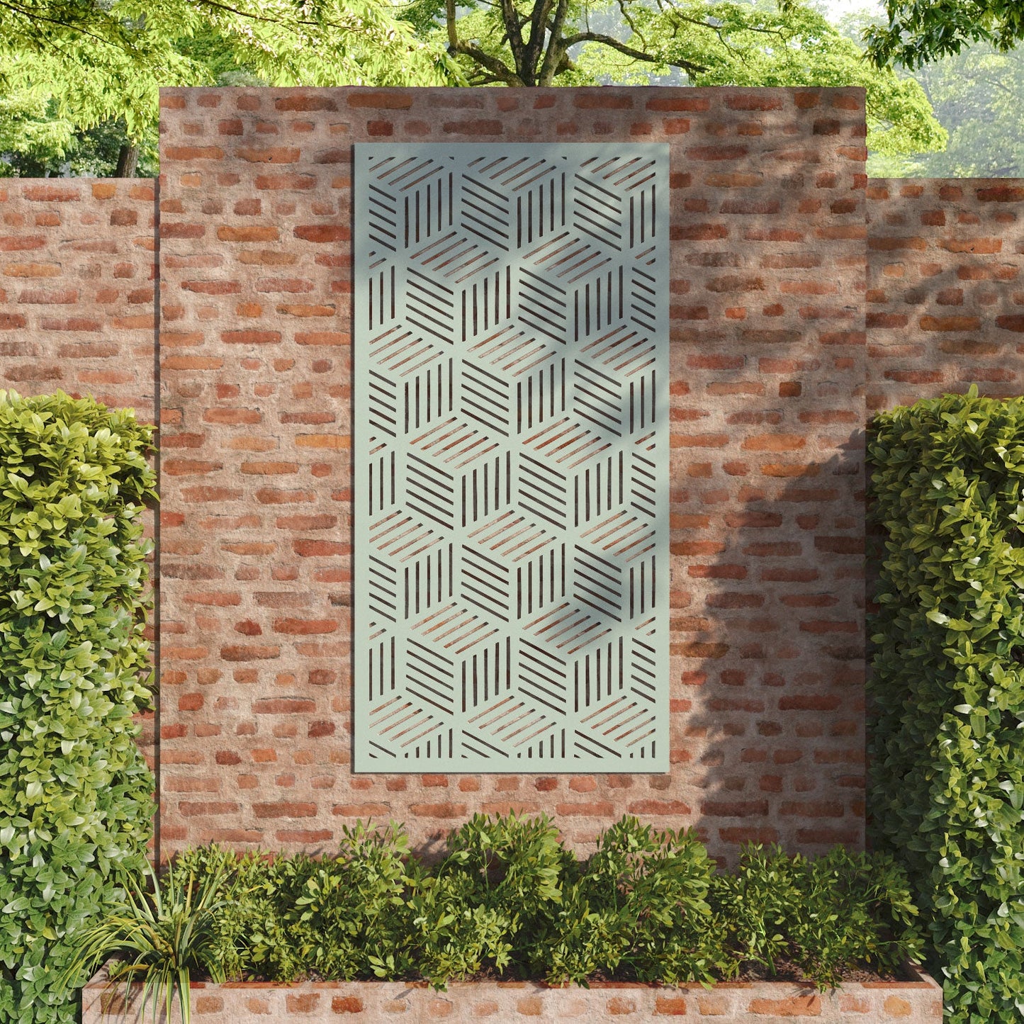 Cubed decorative panel