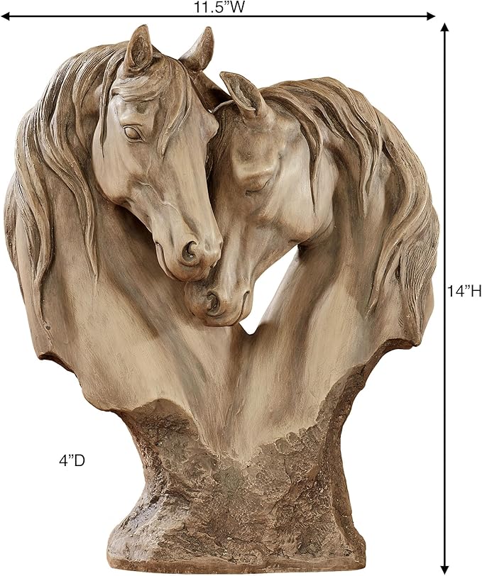 💖Loving Horses Table Sculpture