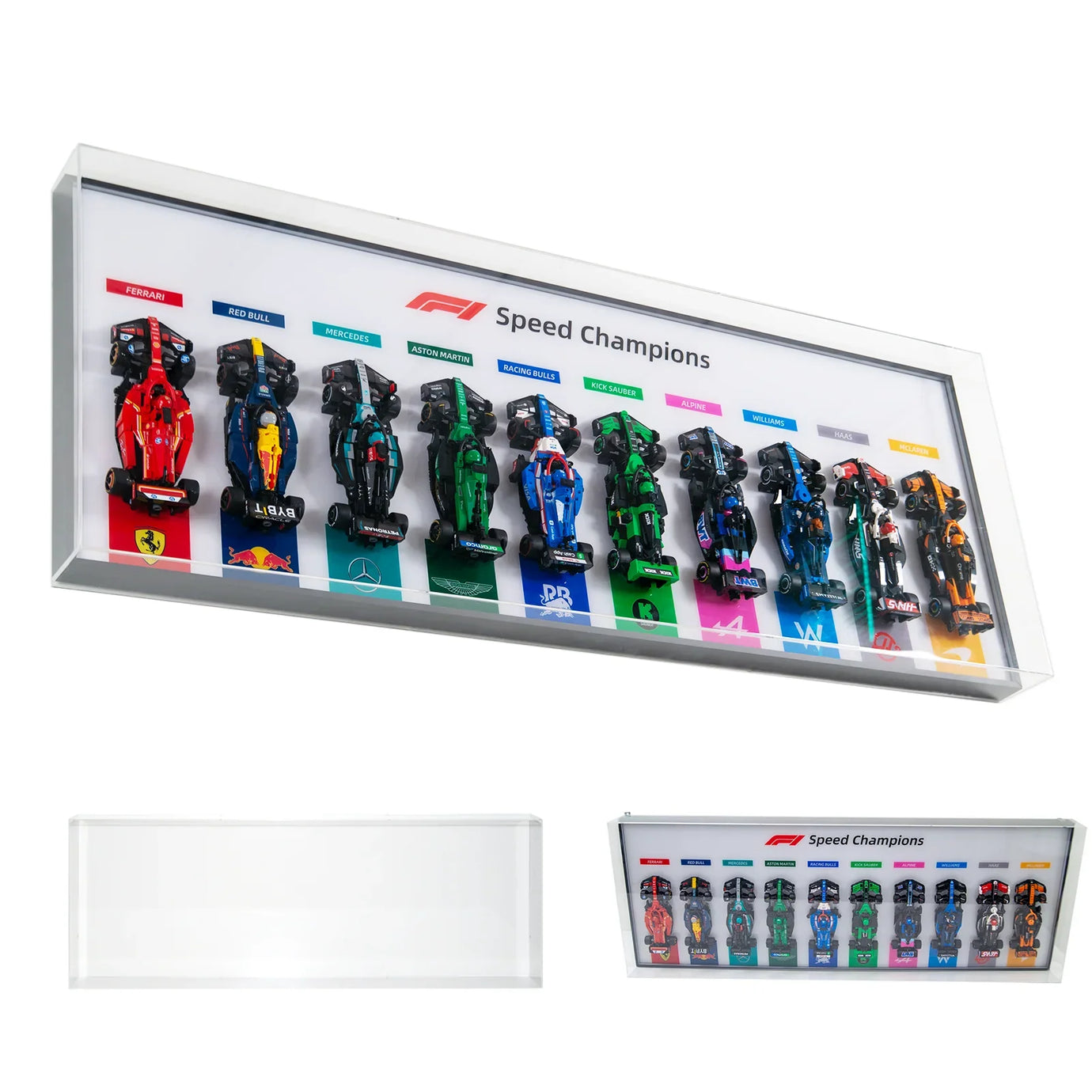 Display wall frame for Speed Champion F1 series Full Collection /horizontal line display