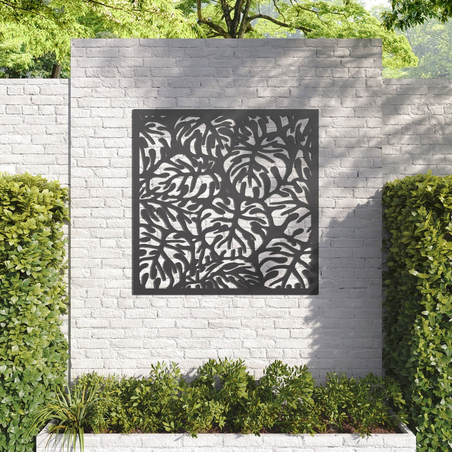 Botanic decorative panel