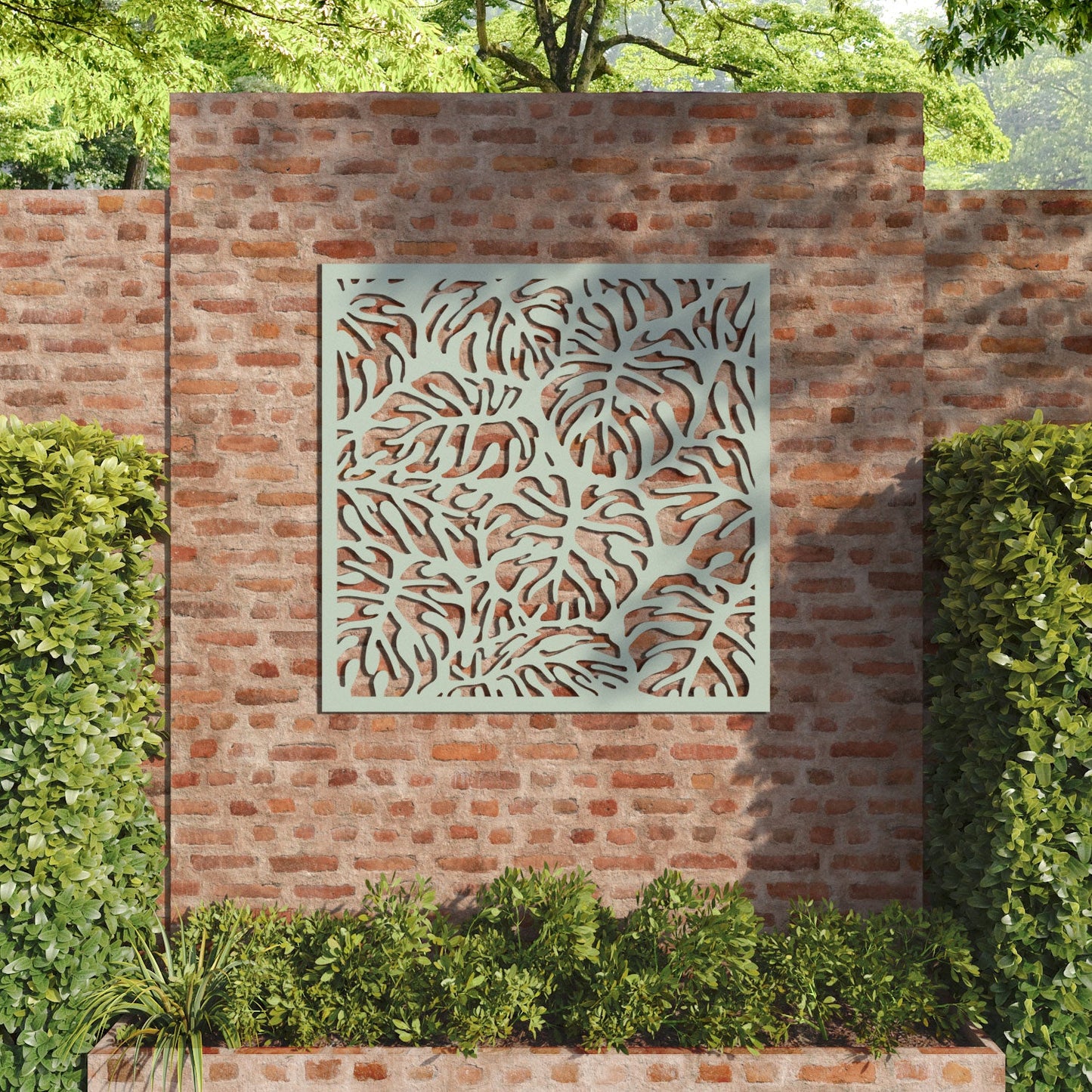 Botanic decorative panel