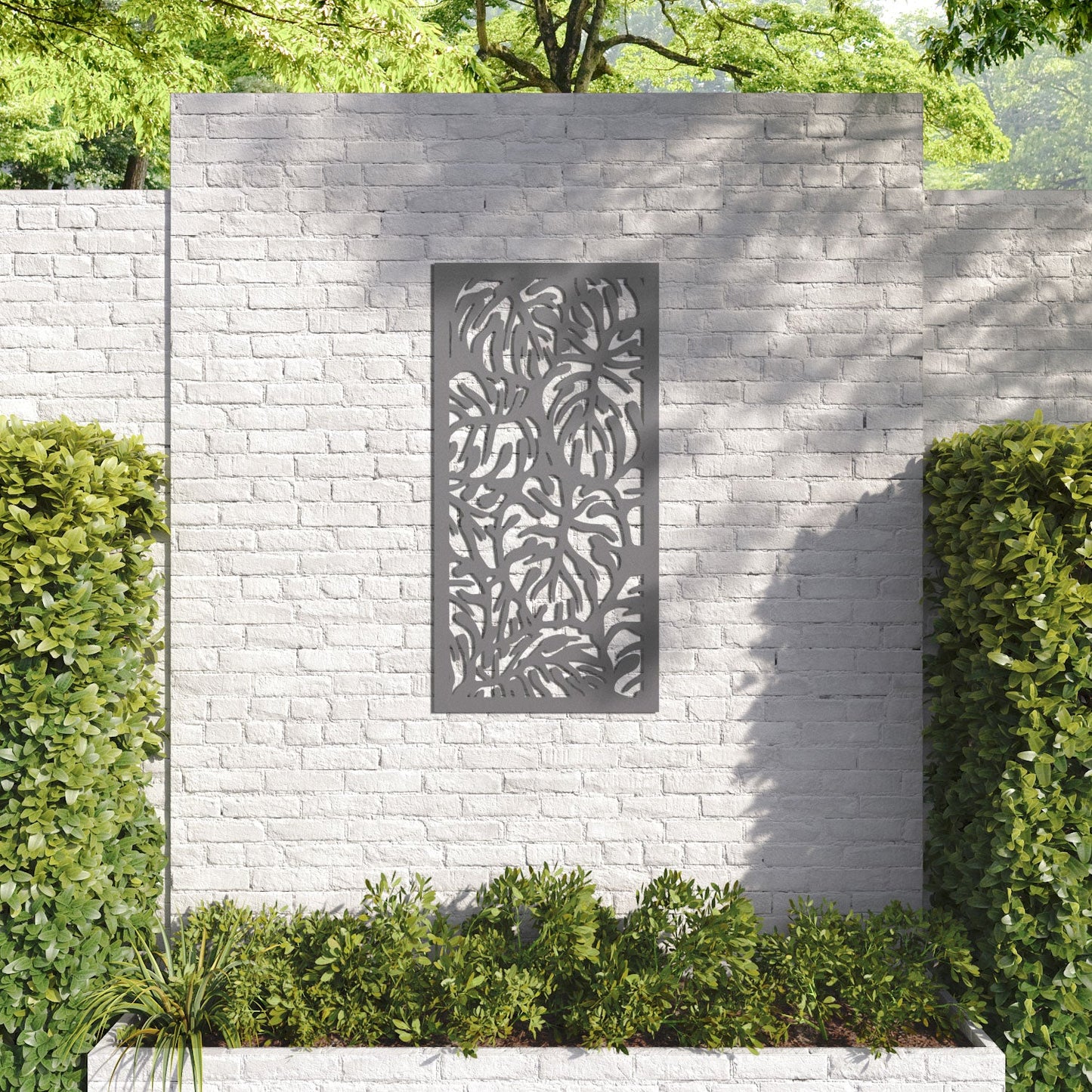 Botanic decorative panel
