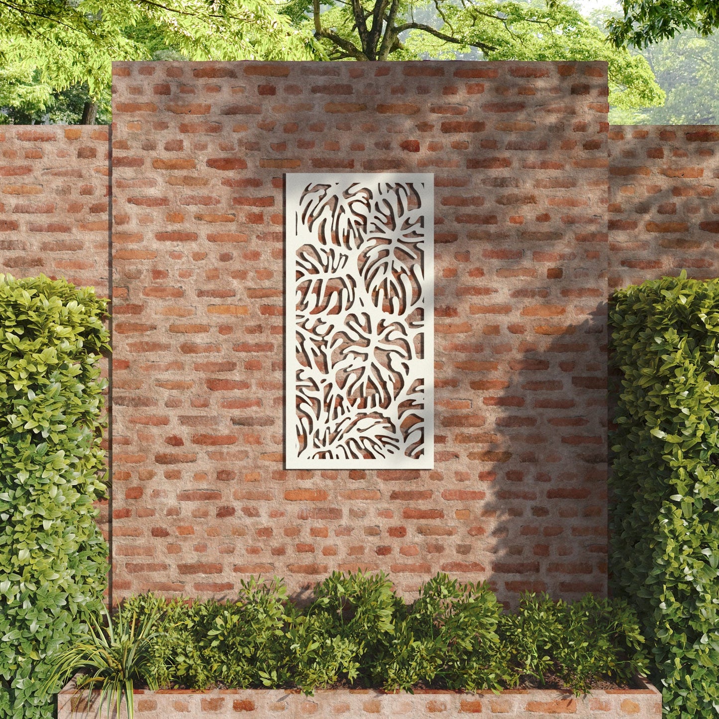 Botanic decorative panel