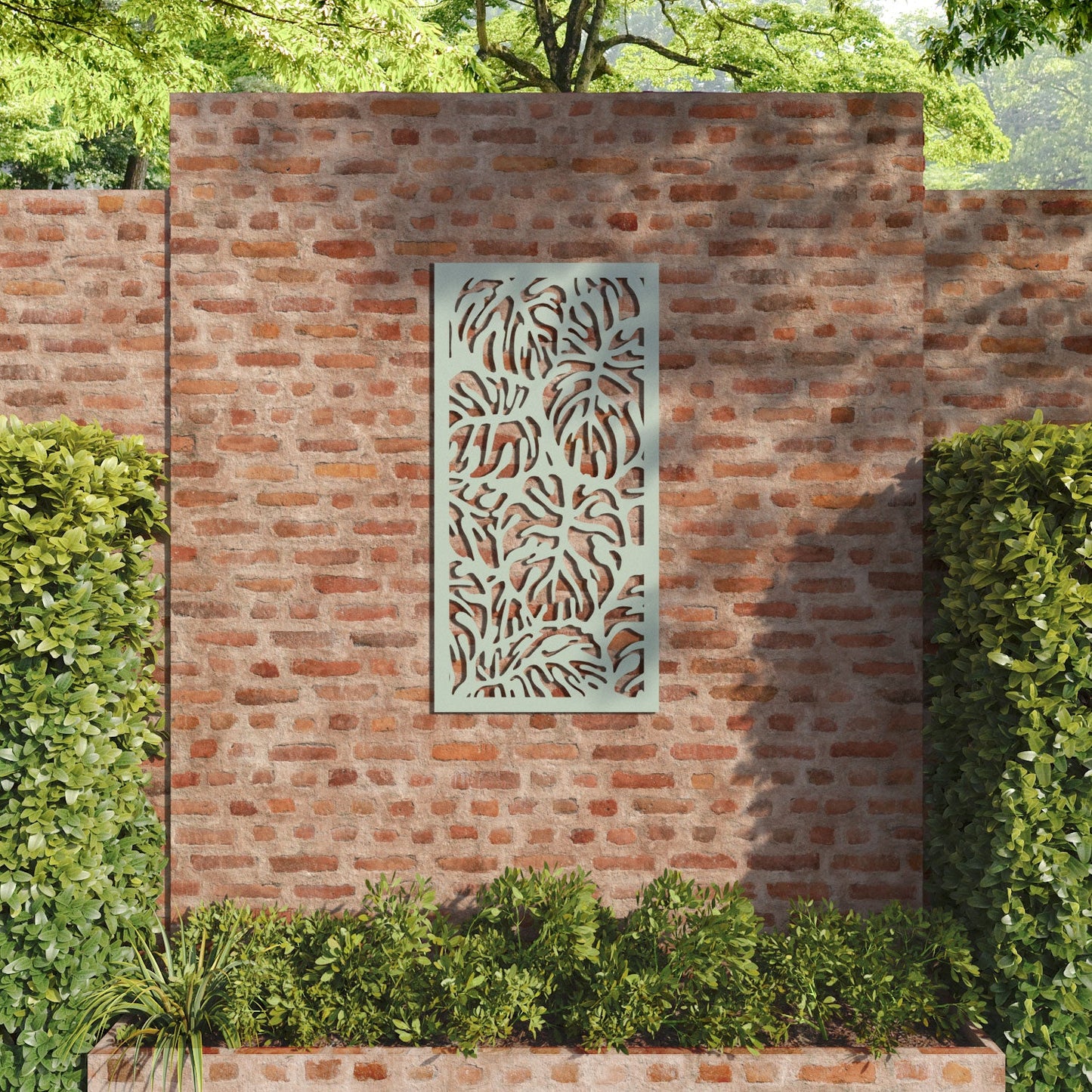 Botanic decorative panel