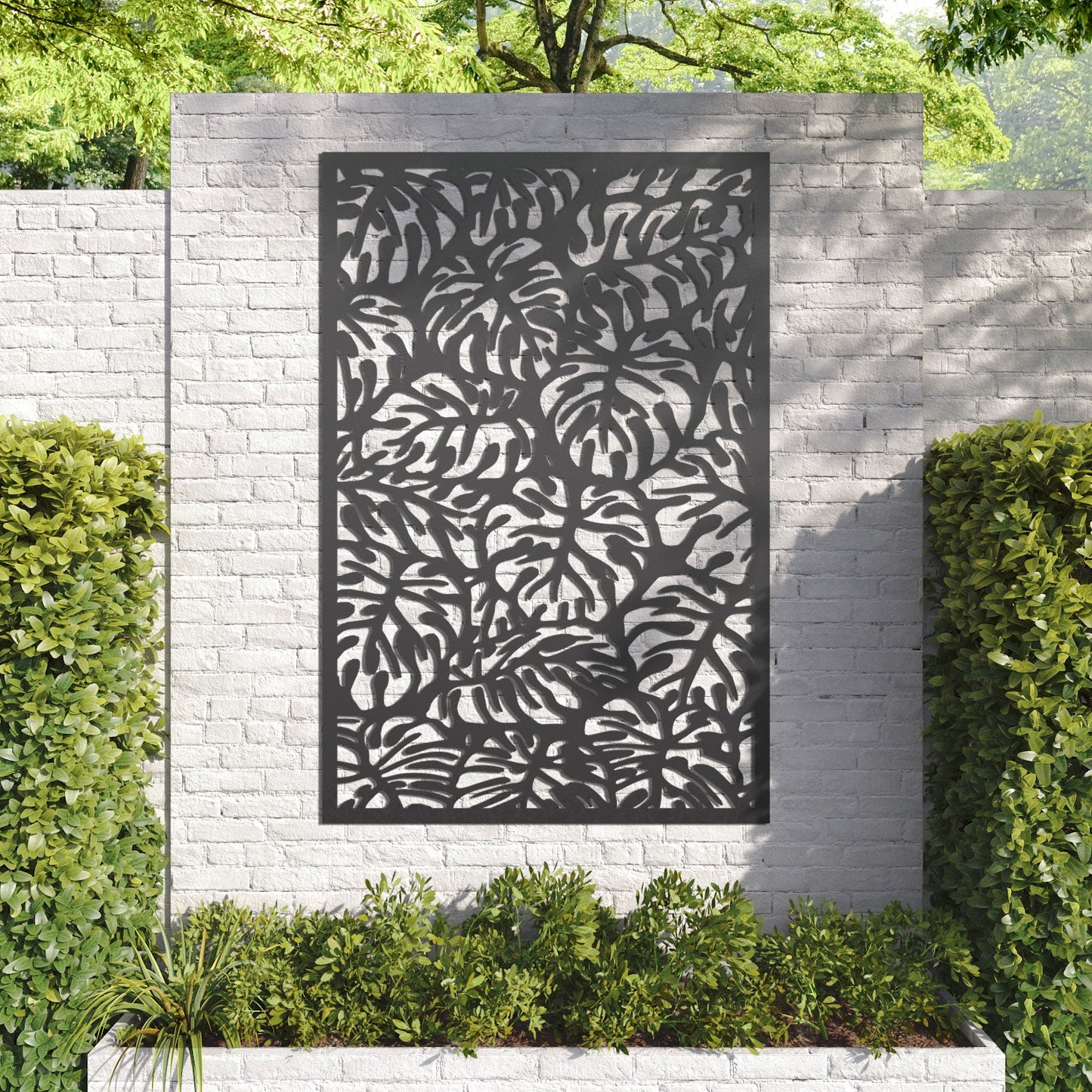 Botanic decorative panel