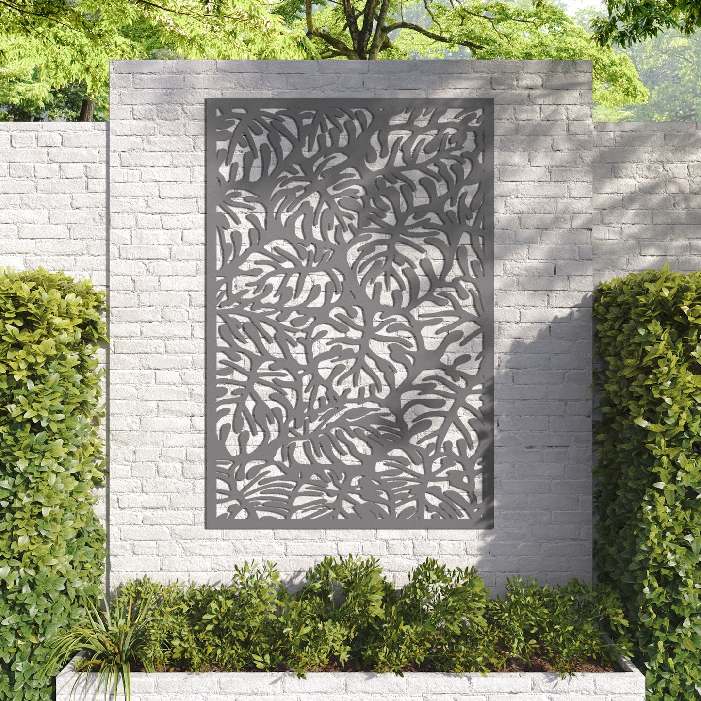 Botanic decorative panel