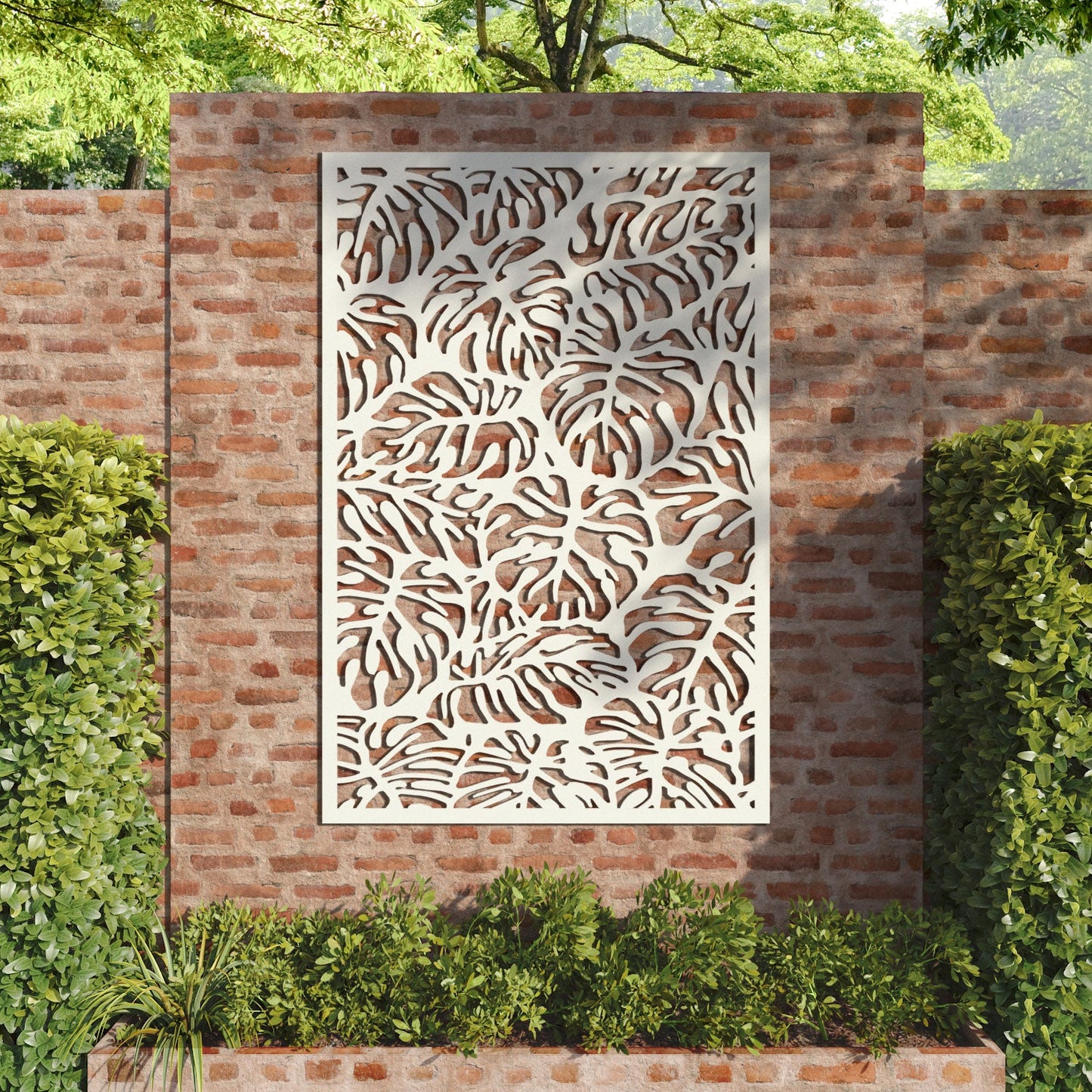 Botanic decorative panel