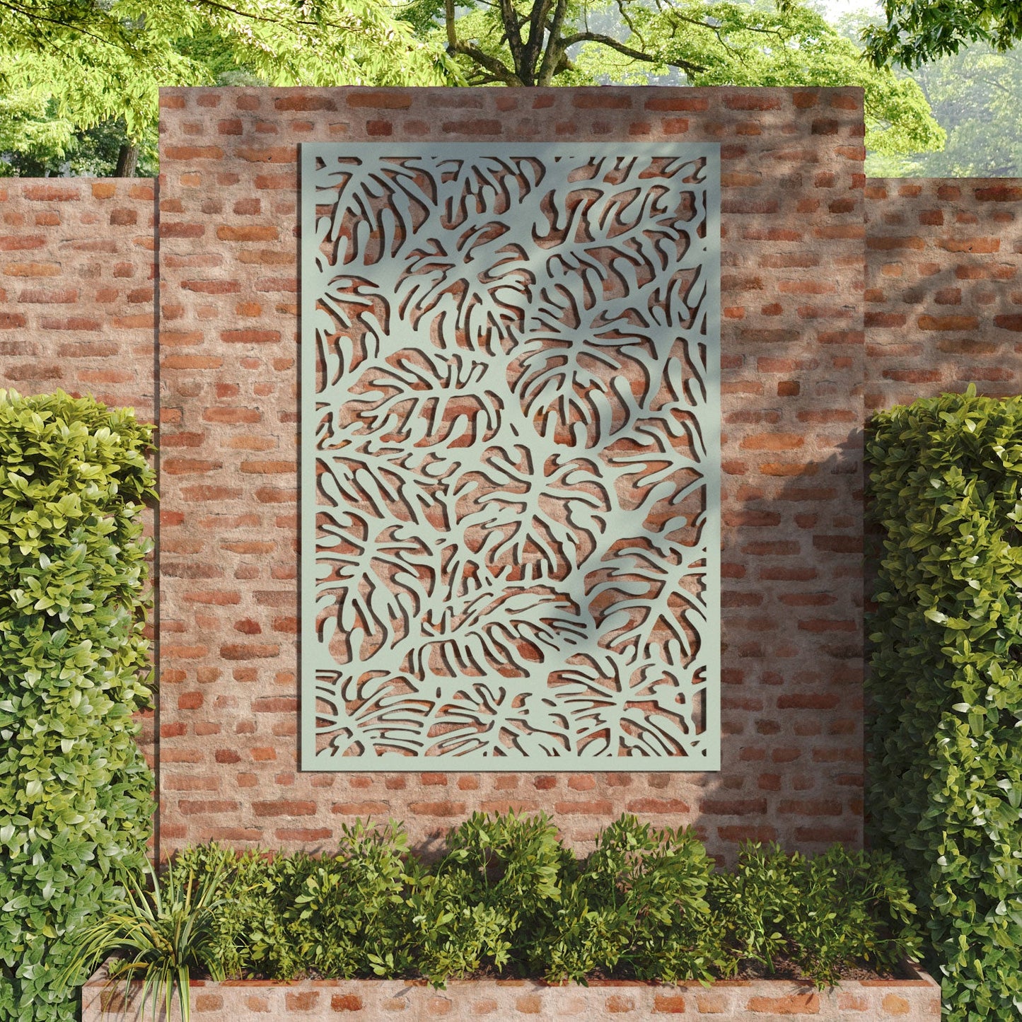 Botanic decorative panel