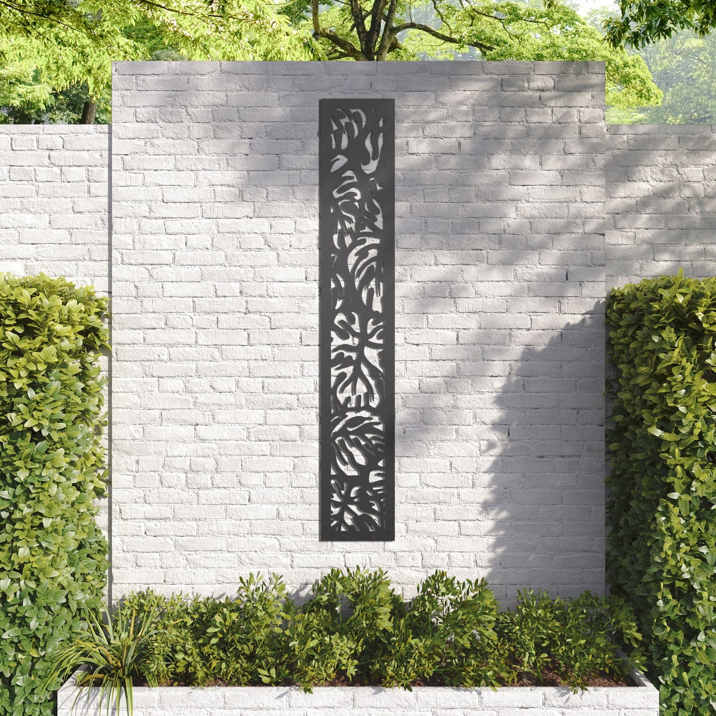 Botanic decorative panel