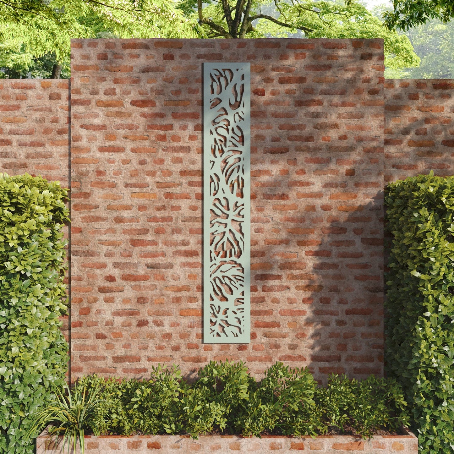 Botanic decorative panel