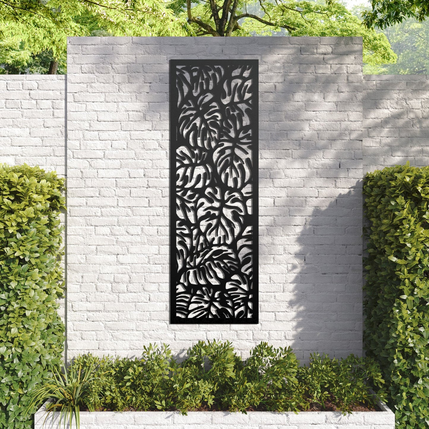 Botanic decorative panel