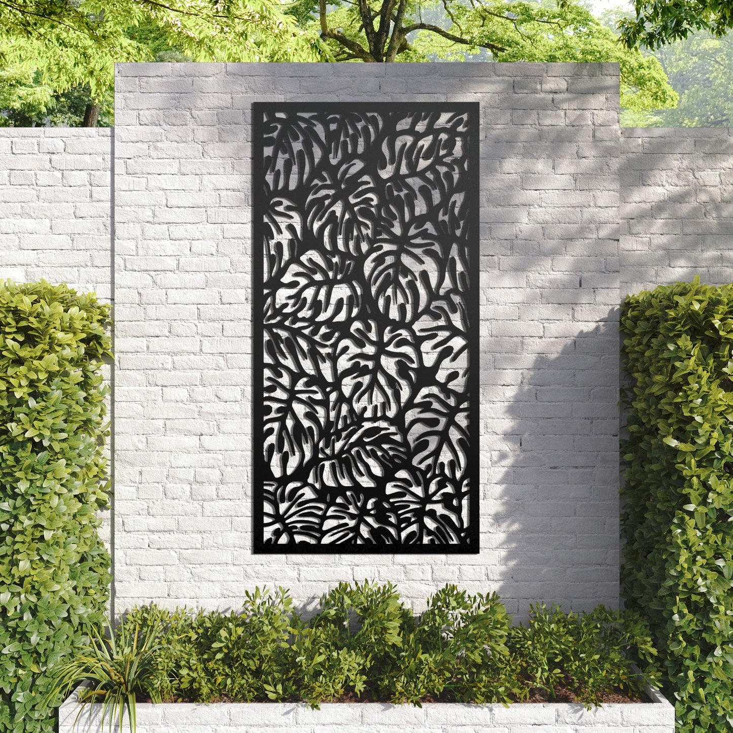 Botanic decorative panel