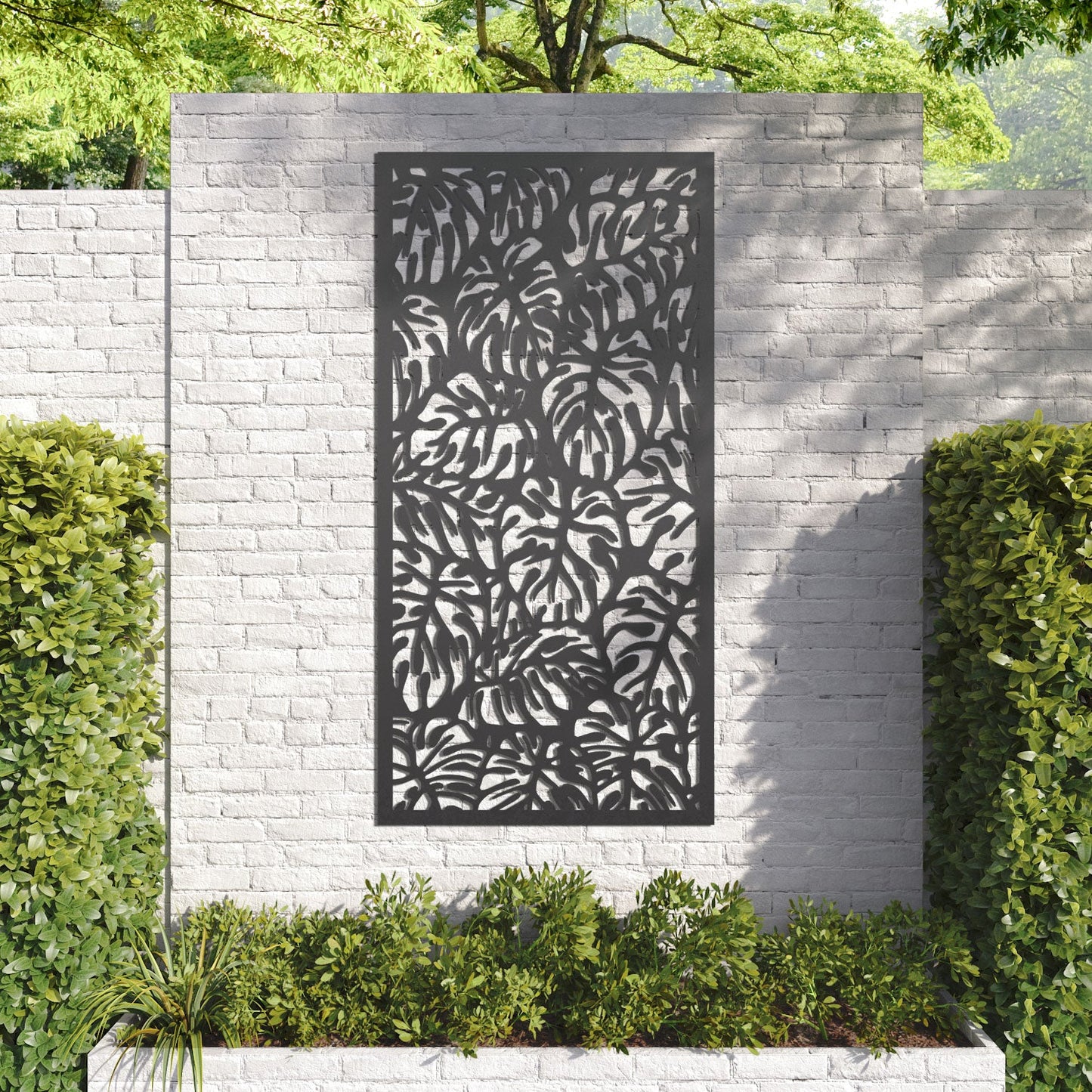Botanic decorative panel