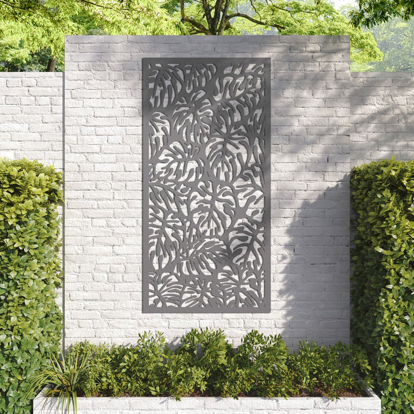 Botanic decorative panel