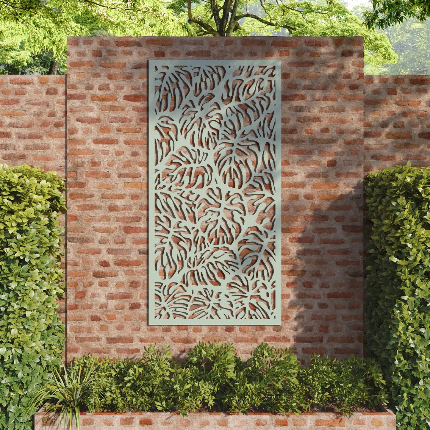 Botanic decorative panel