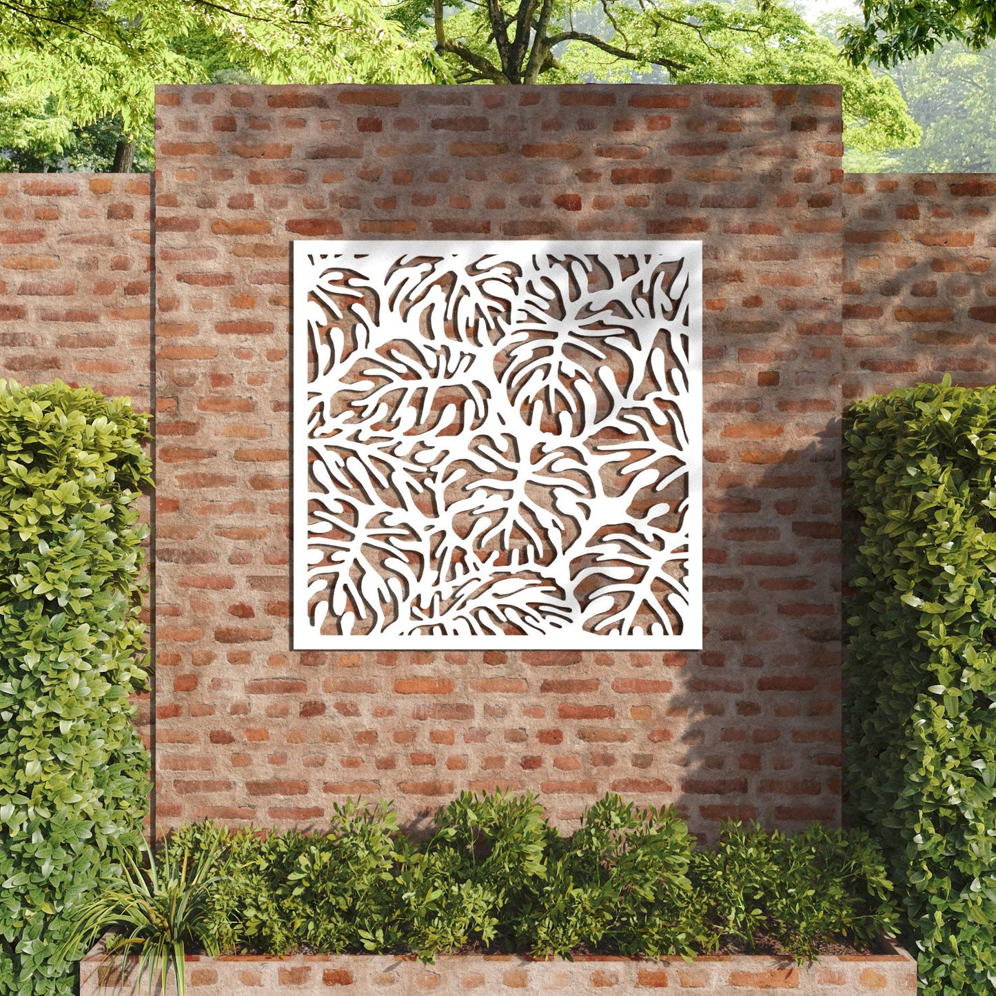 Botanic decorative panel