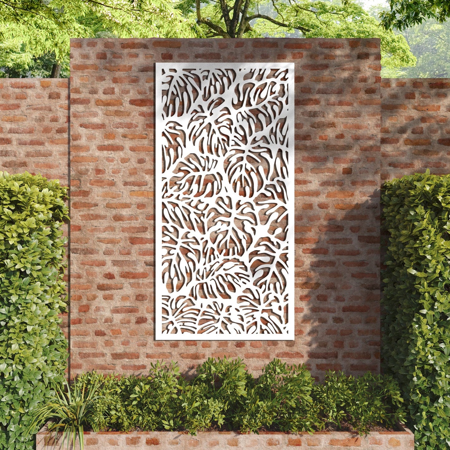 Botanic decorative panel