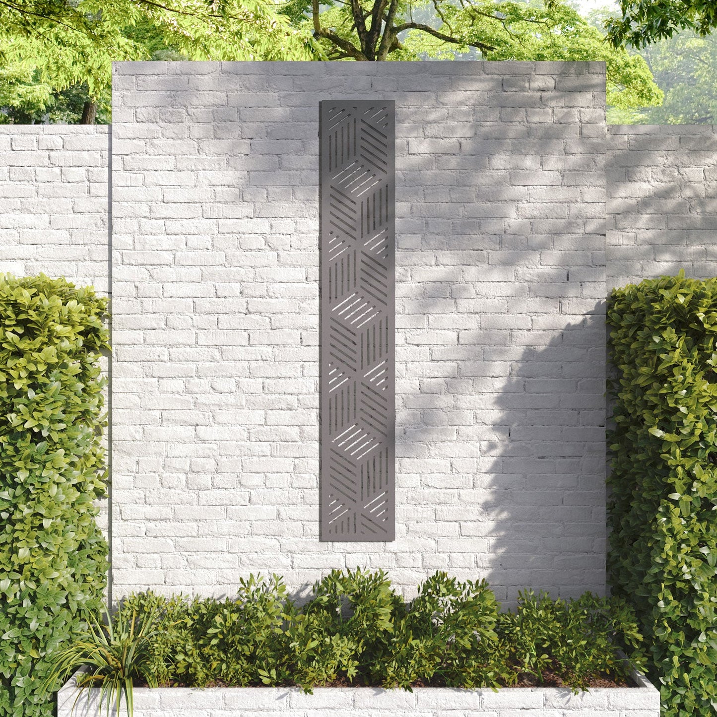 Cubed decorative panel