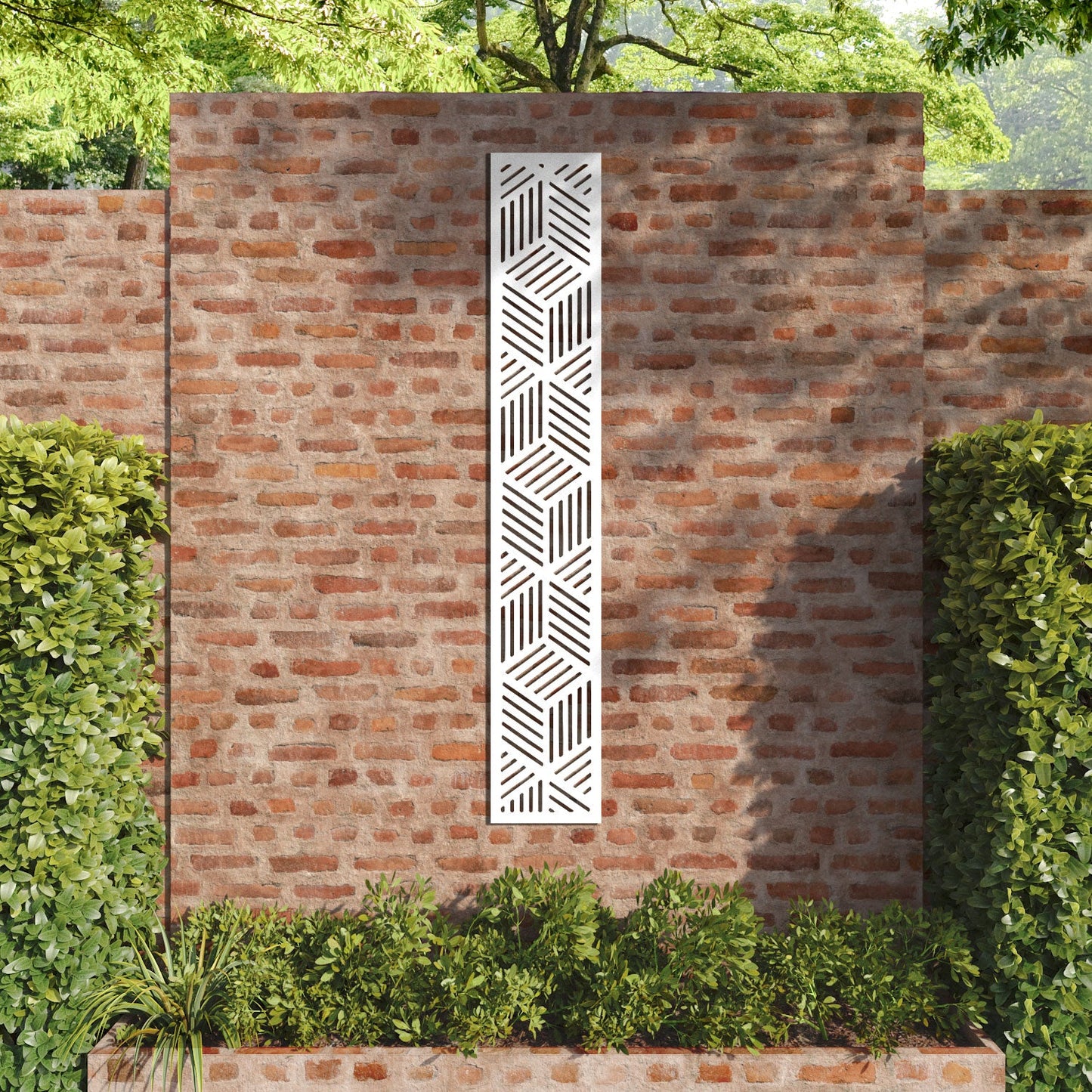 Cubed decorative panel