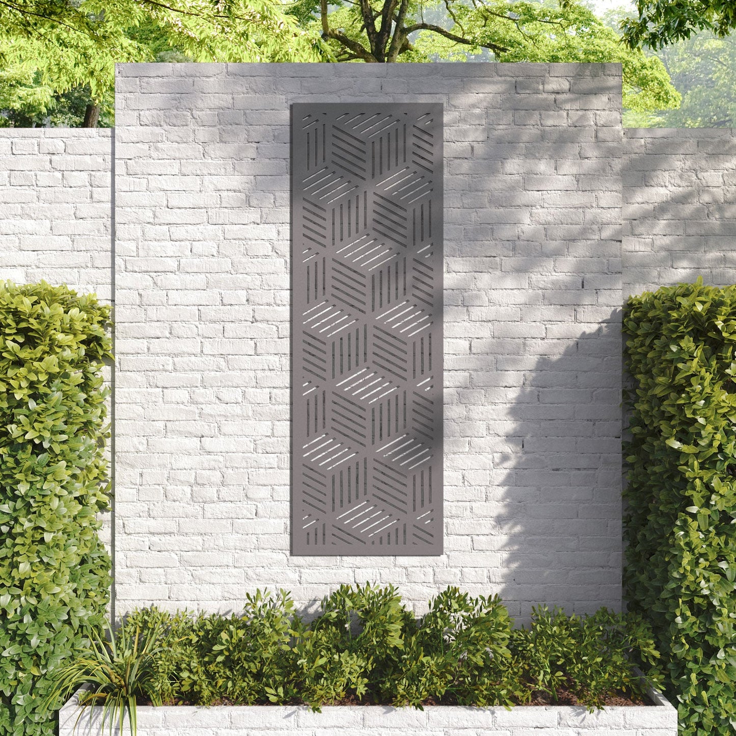 Cubed decorative panel