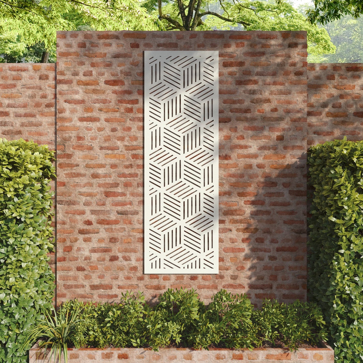 Cubed decorative panel