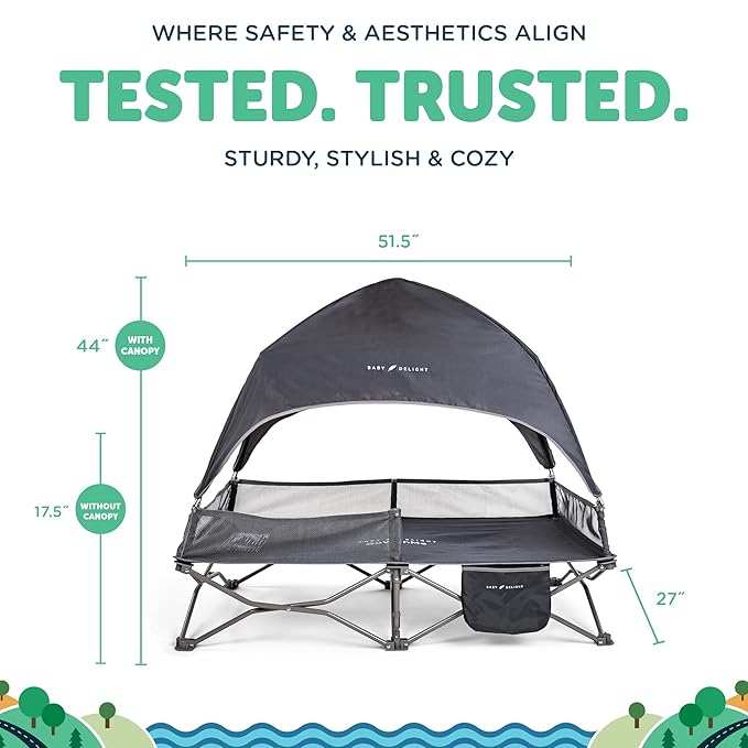 Baby Delight Go with Me Bungalow Deluxe Portable Cot