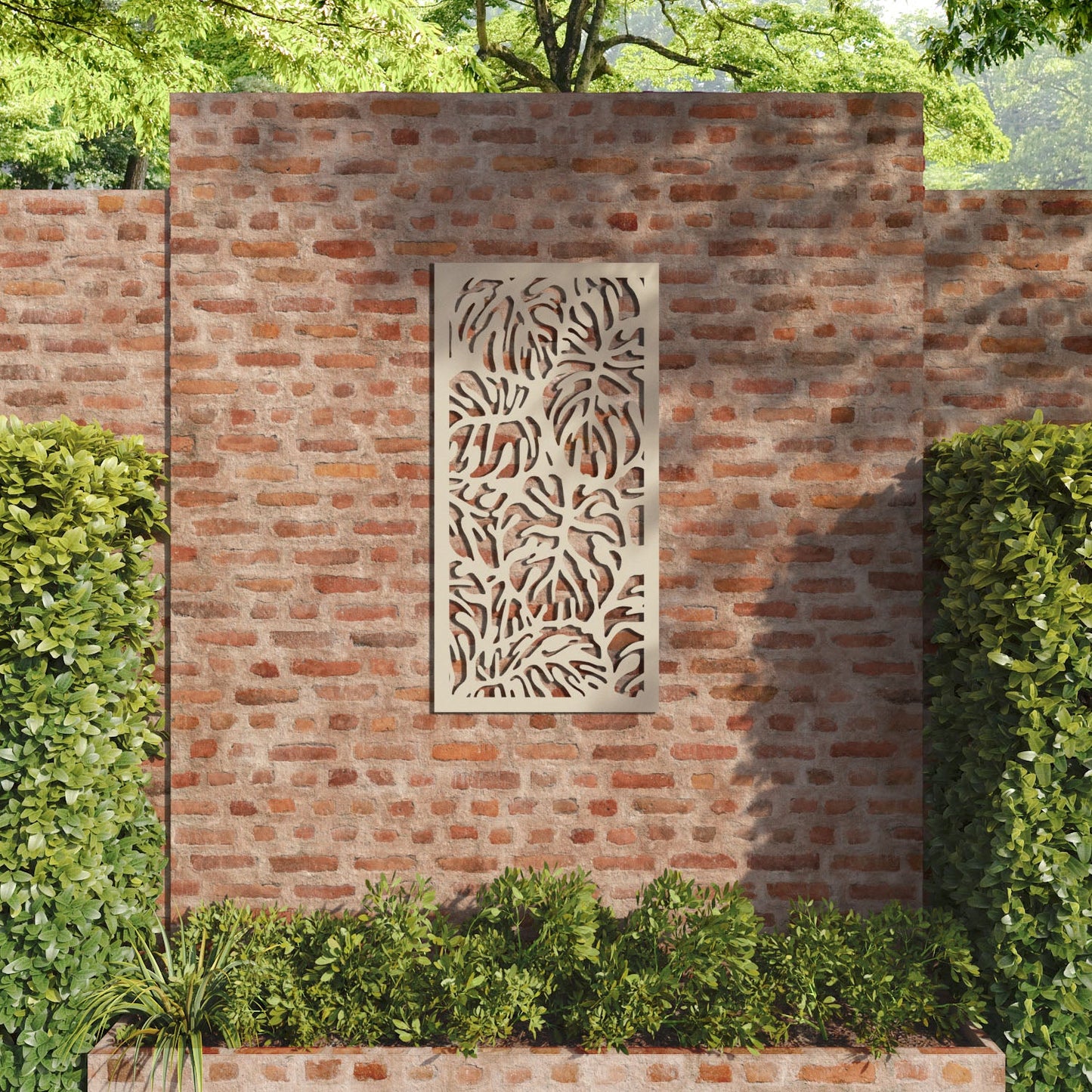Botanic decorative panel