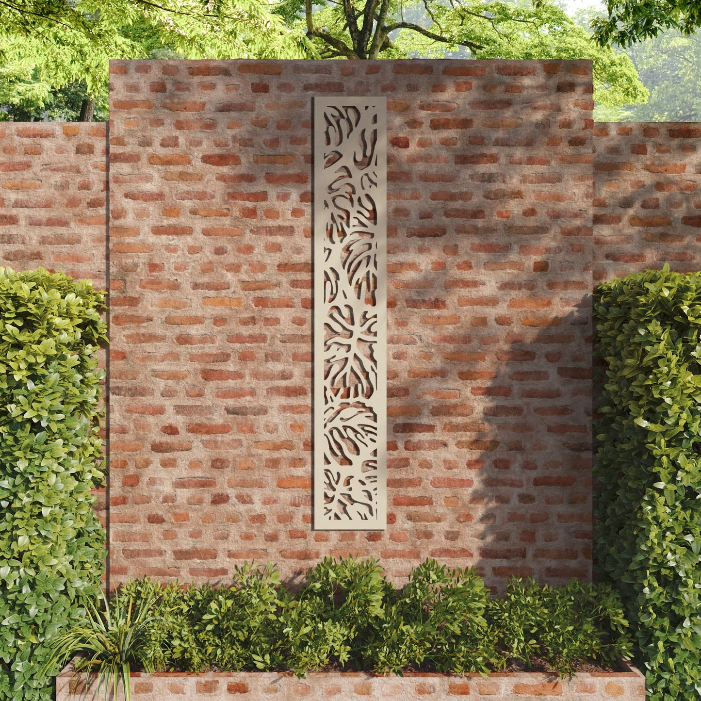 Botanic decorative panel