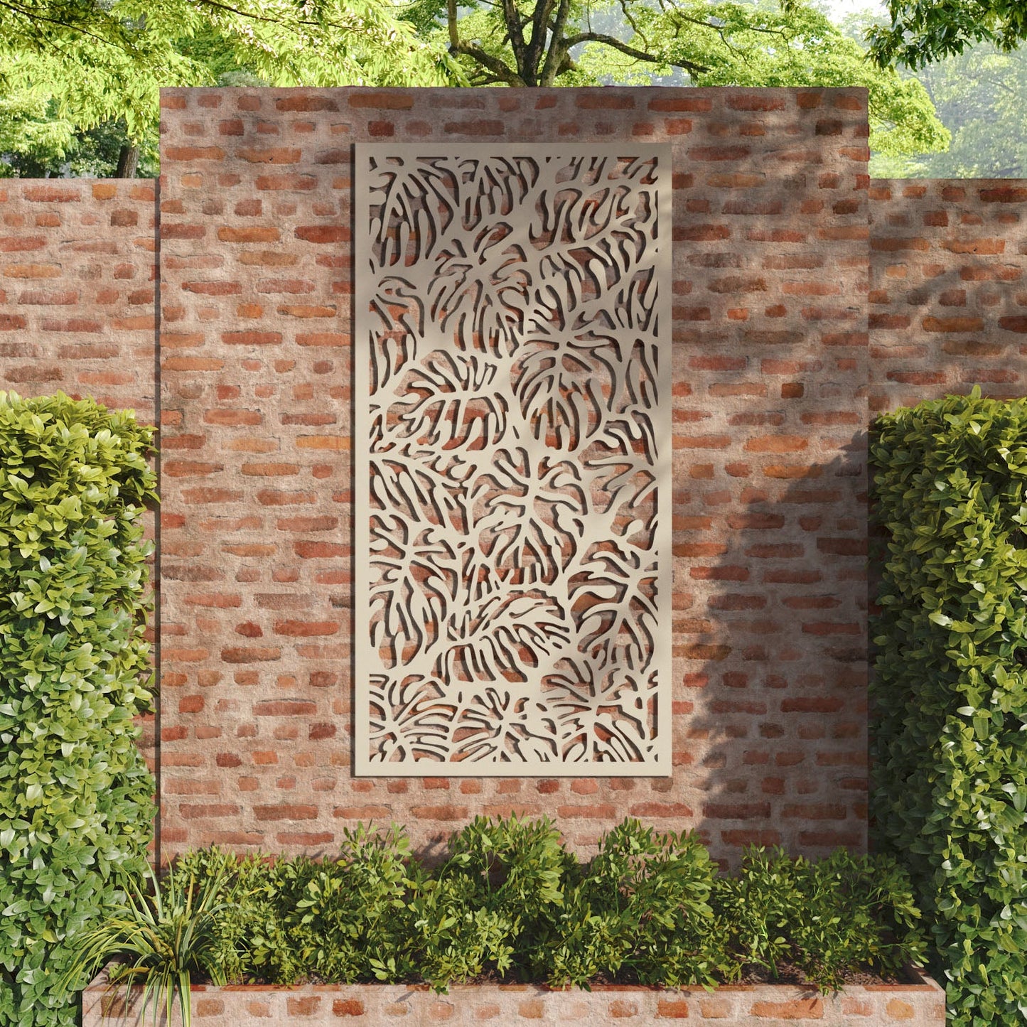 Botanic decorative panel