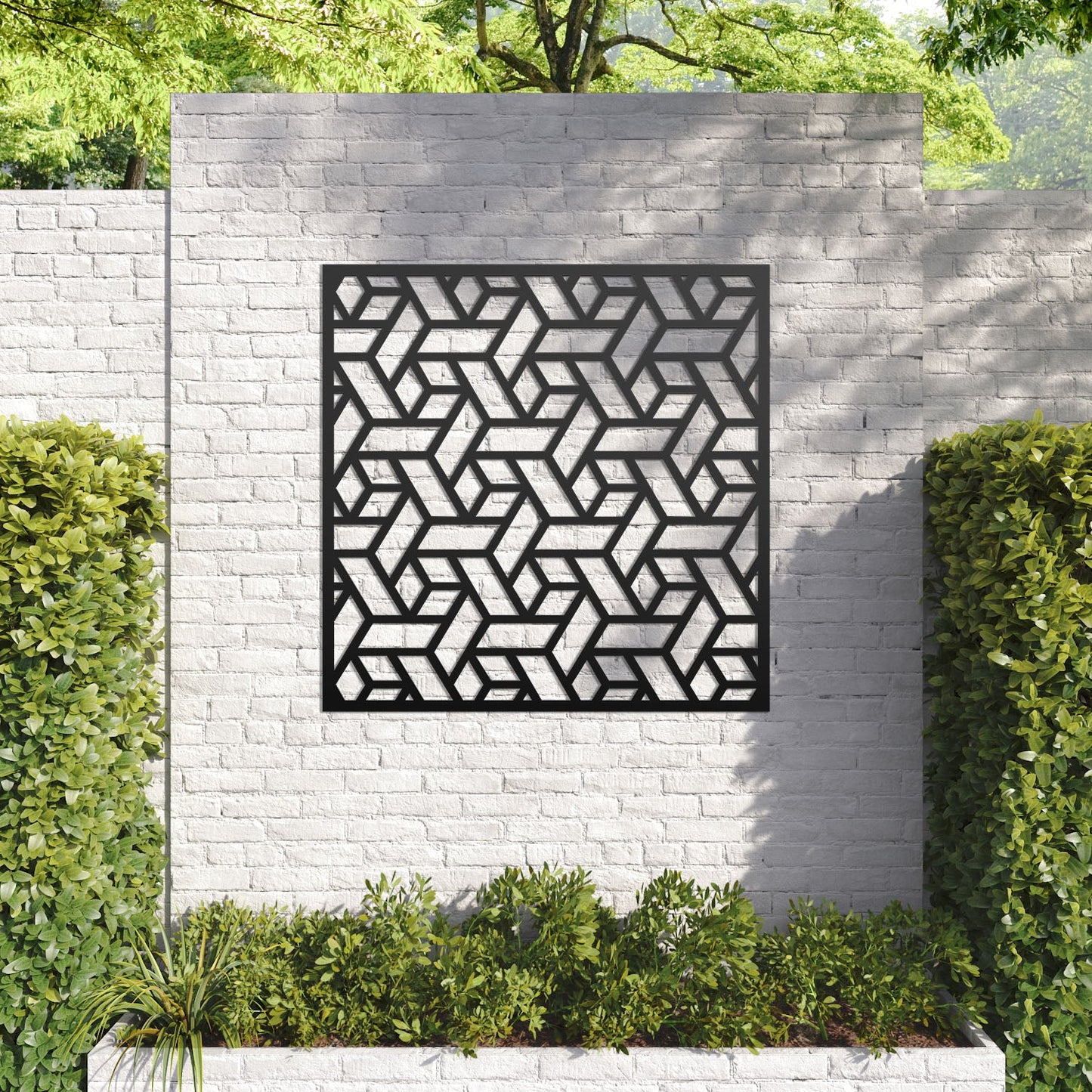 Contour decorative panel