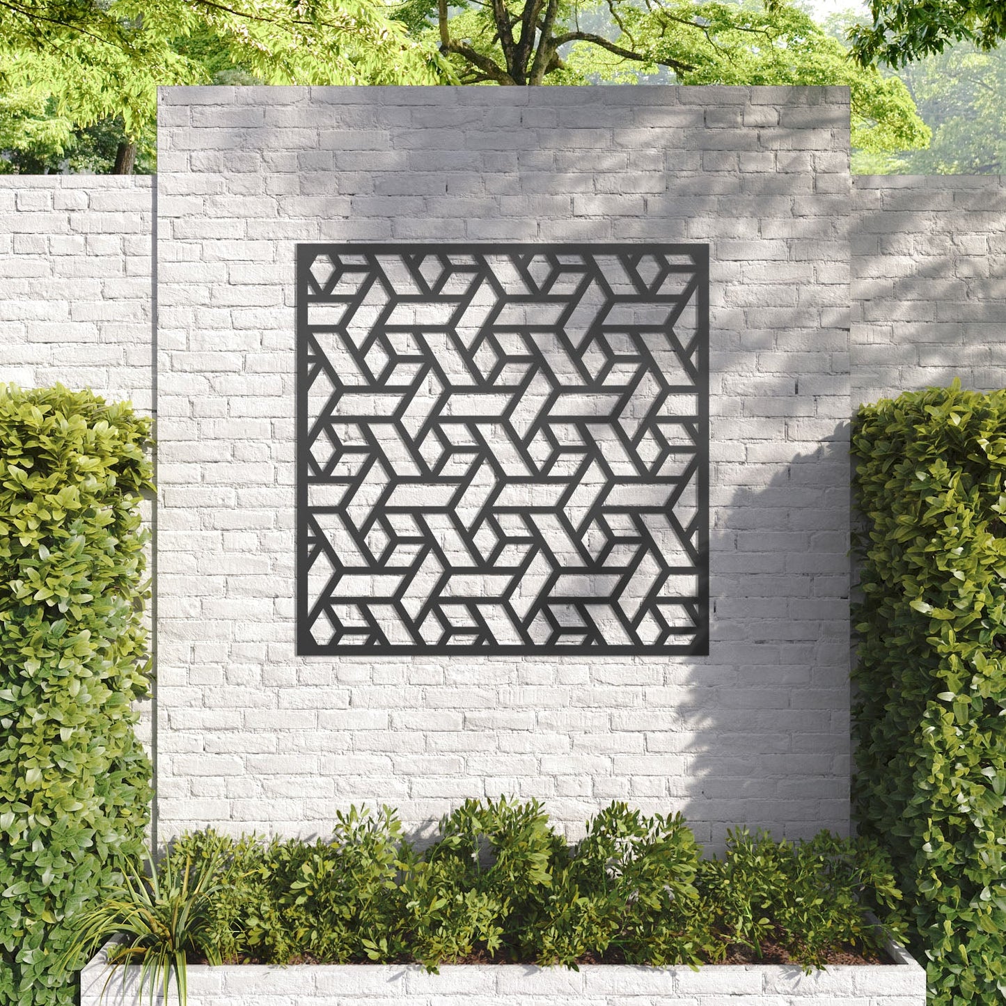Contour decorative panel