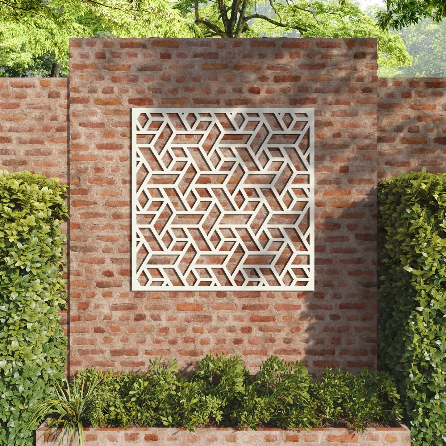 Contour decorative panel