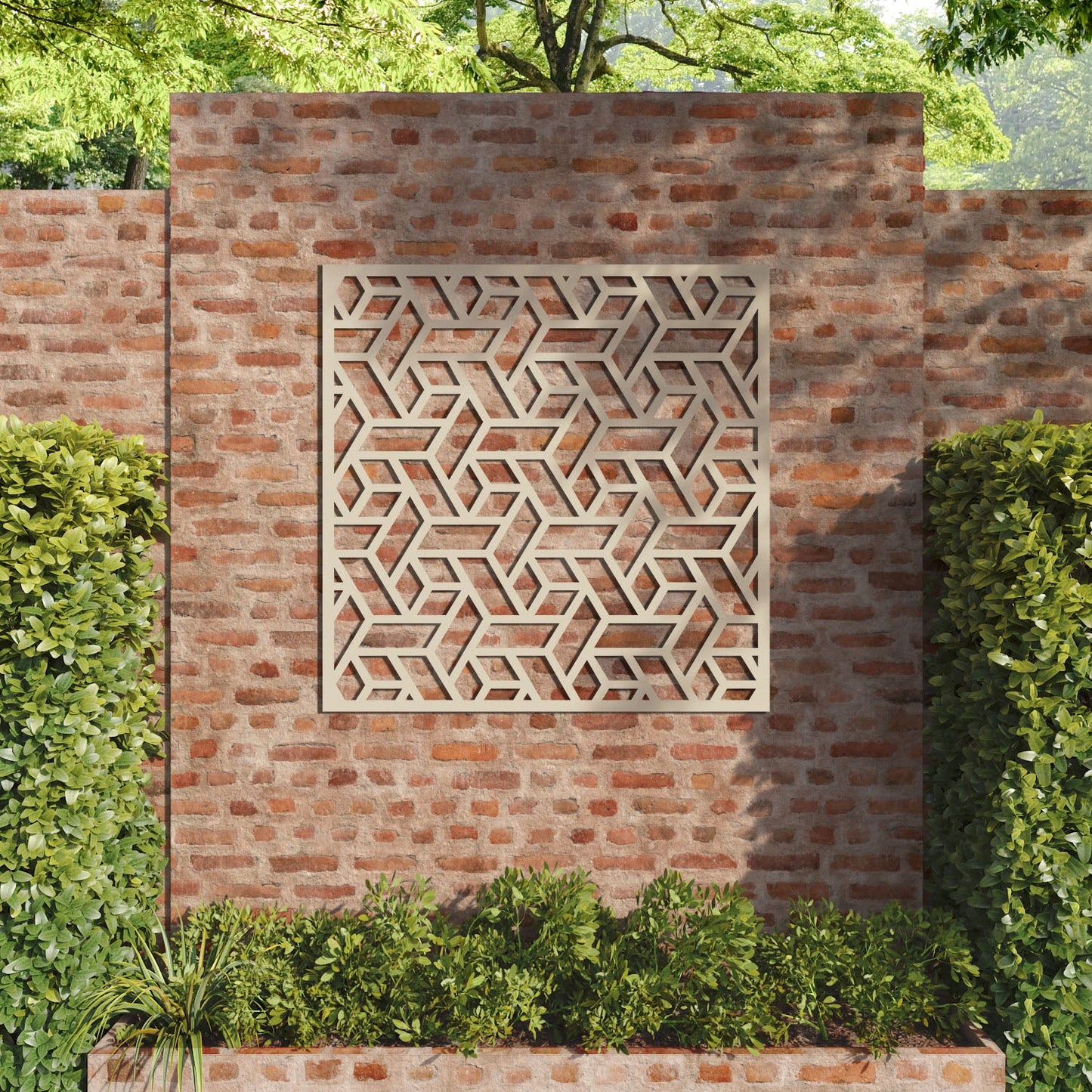 Contour decorative panel