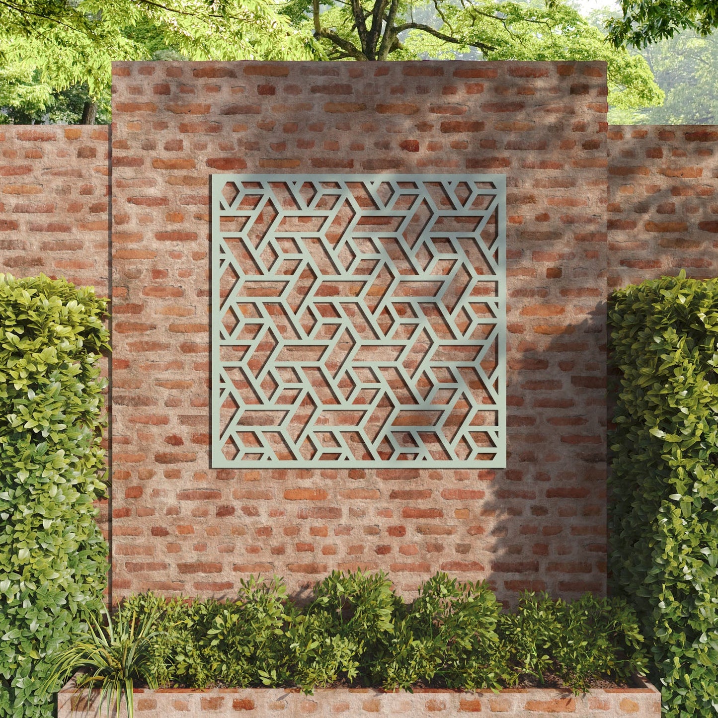 Contour decorative panel