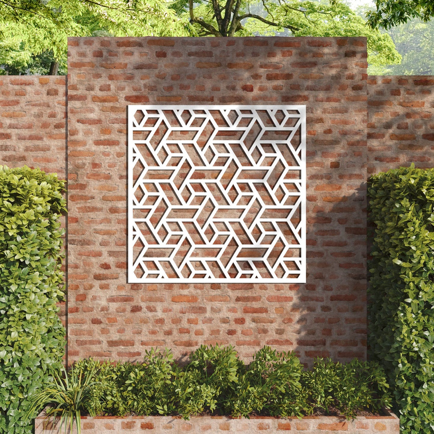 Contour decorative panel