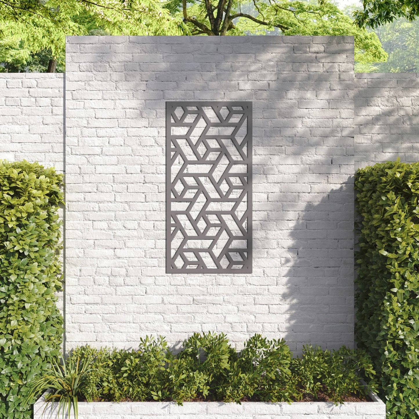Contour decorative panel