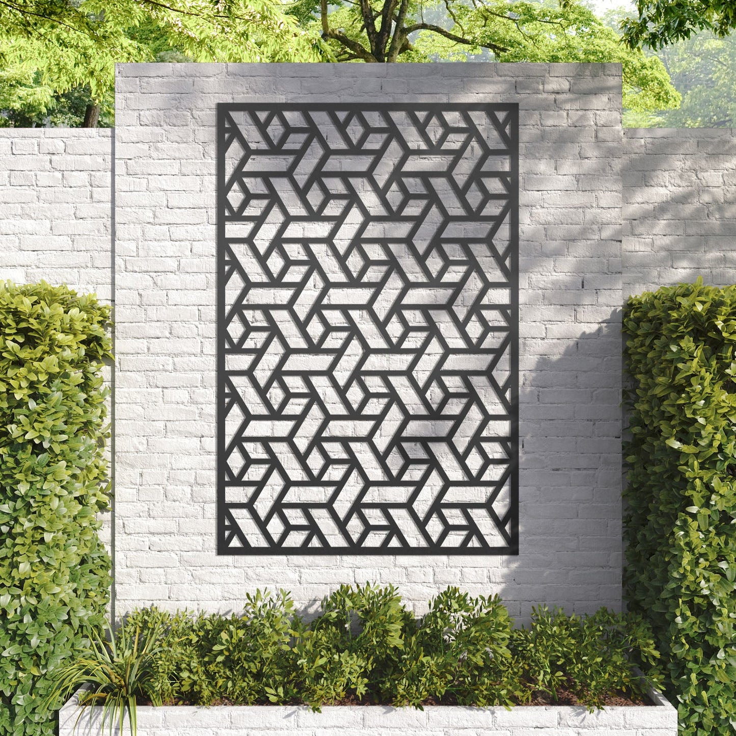Contour decorative panel