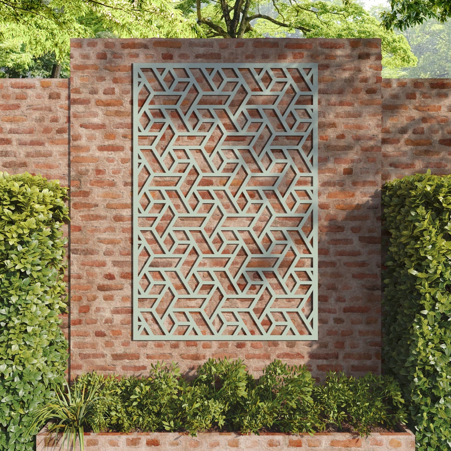 Contour decorative panel