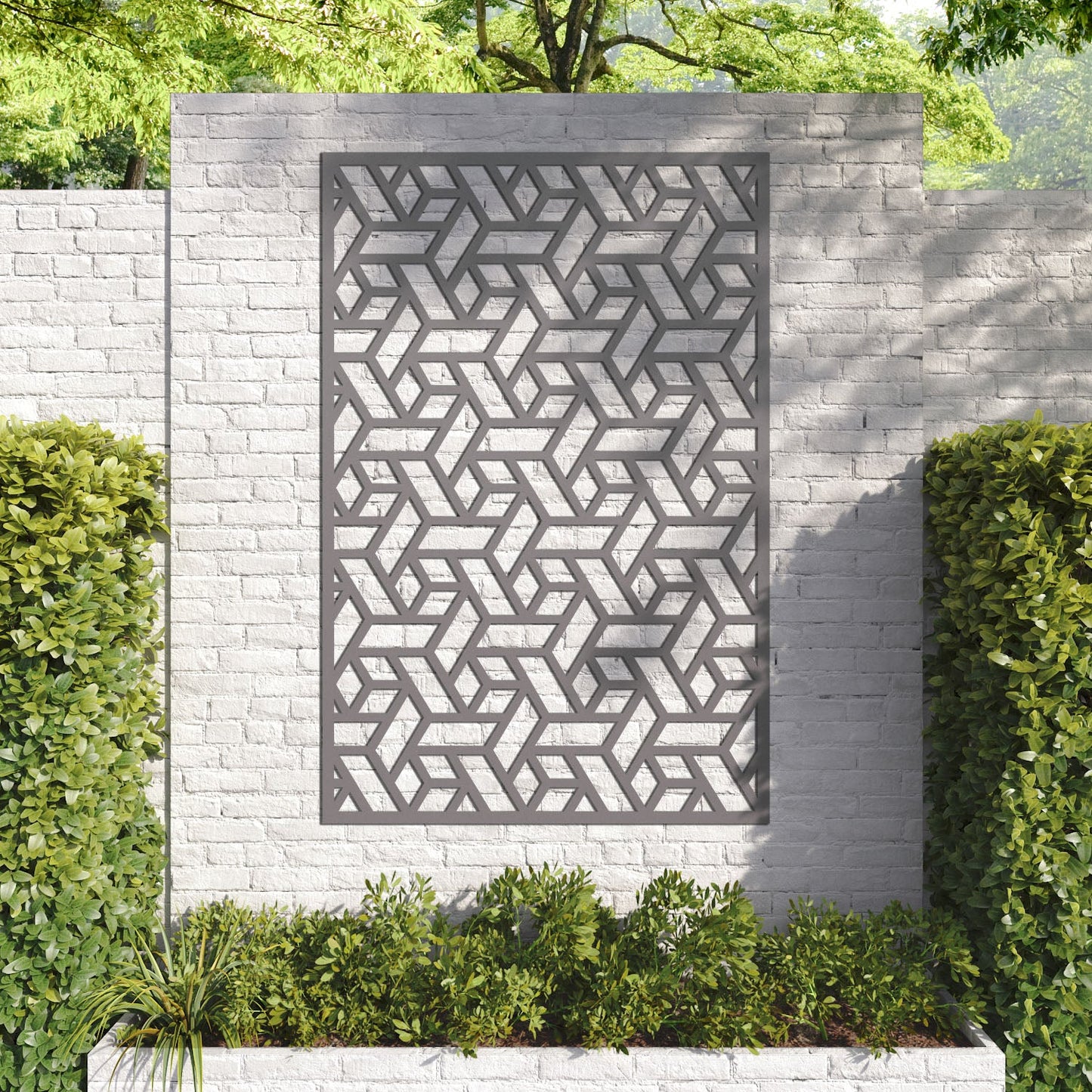 Contour decorative panel