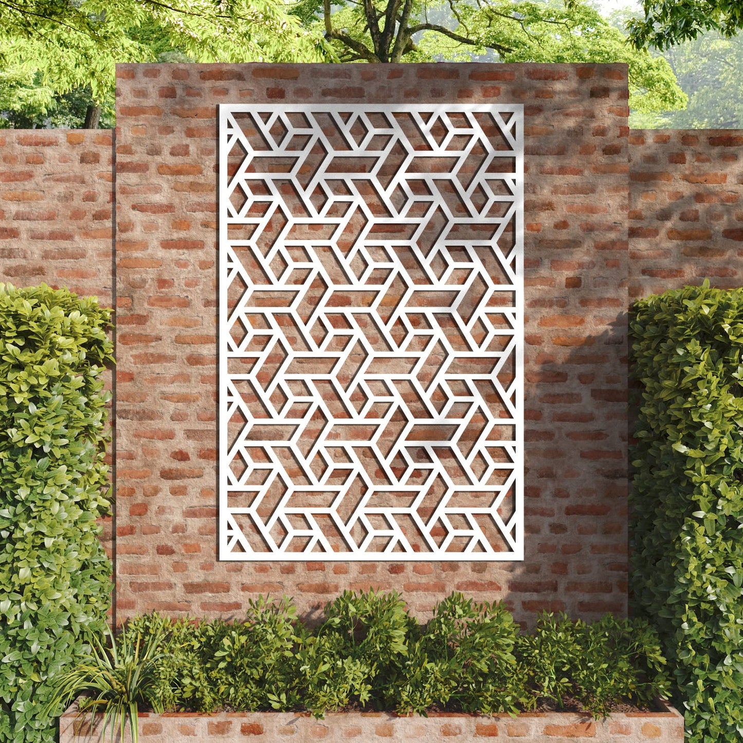 Contour decorative panel