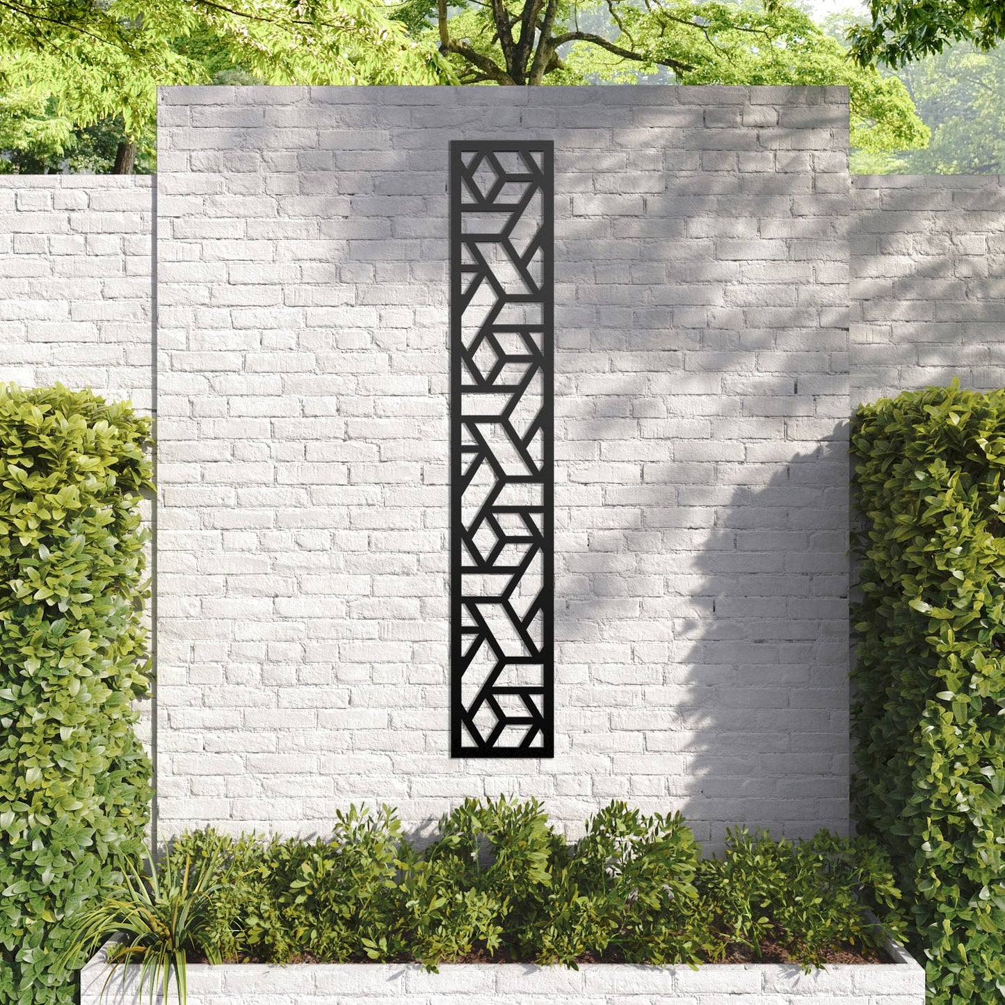 Contour decorative panel