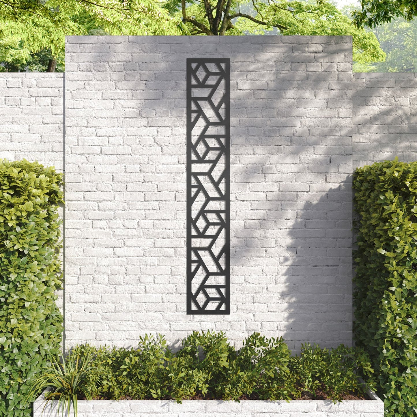 Contour decorative panel