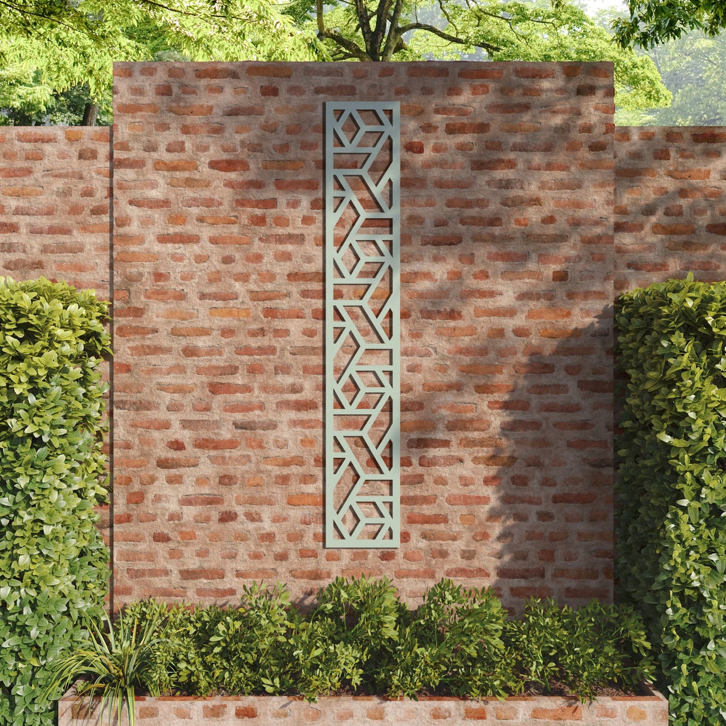 Contour decorative panel