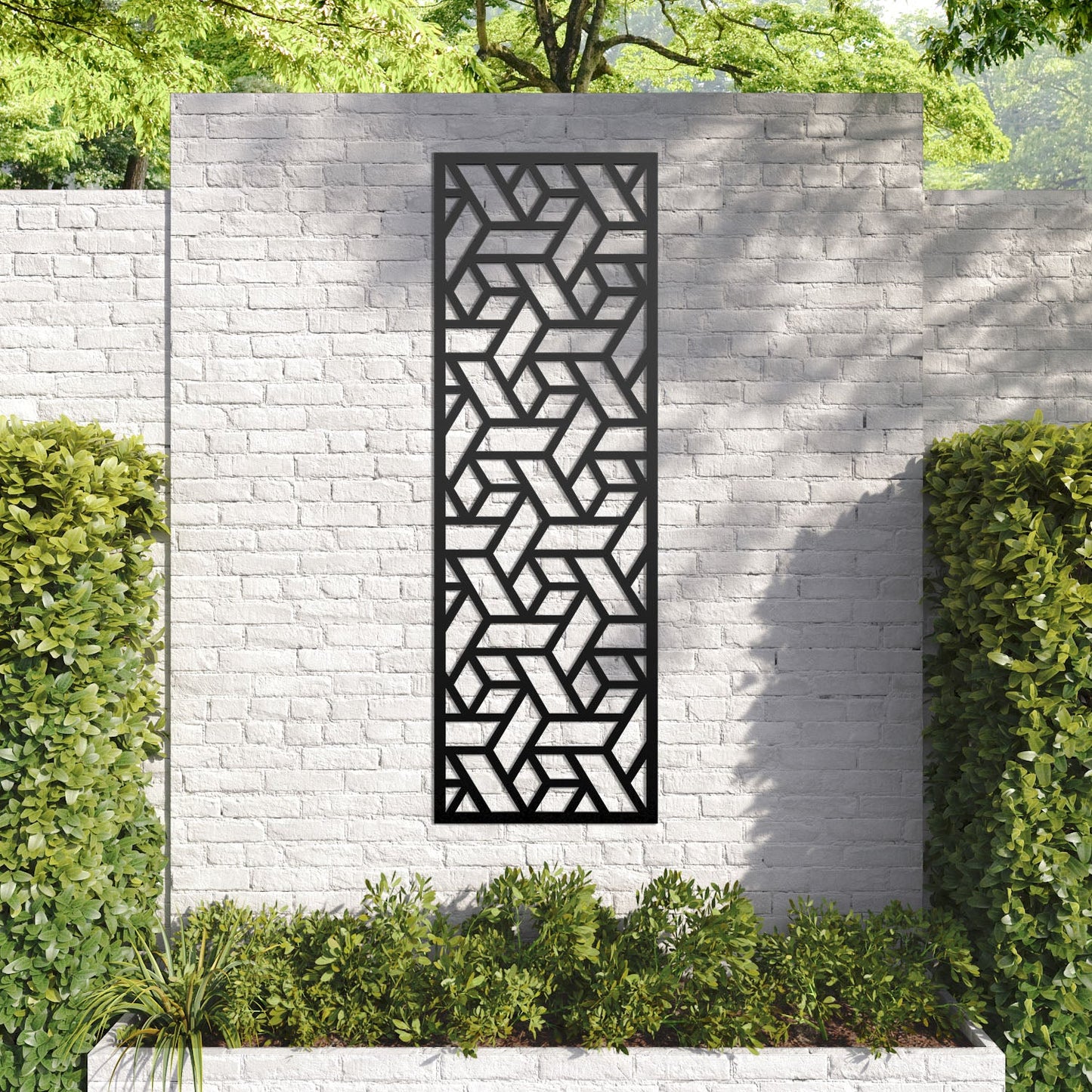 Contour decorative panel