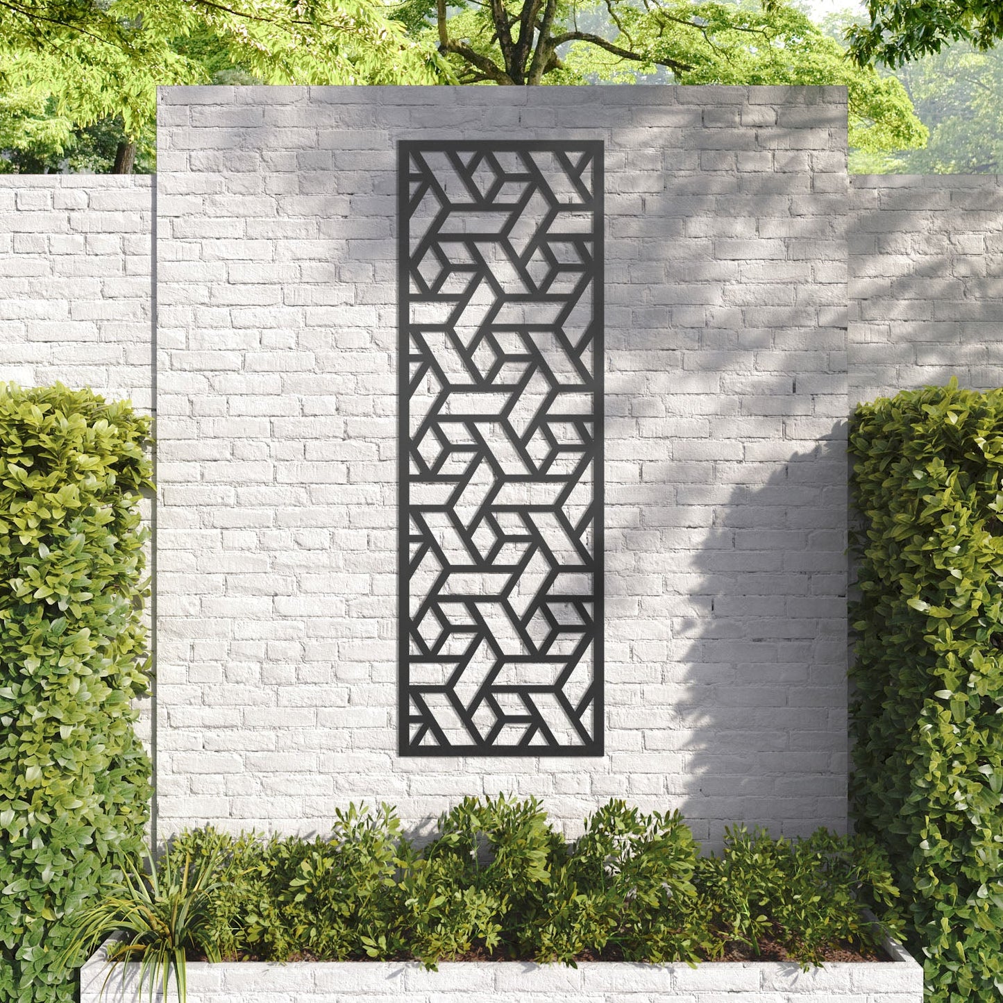 Contour decorative panel