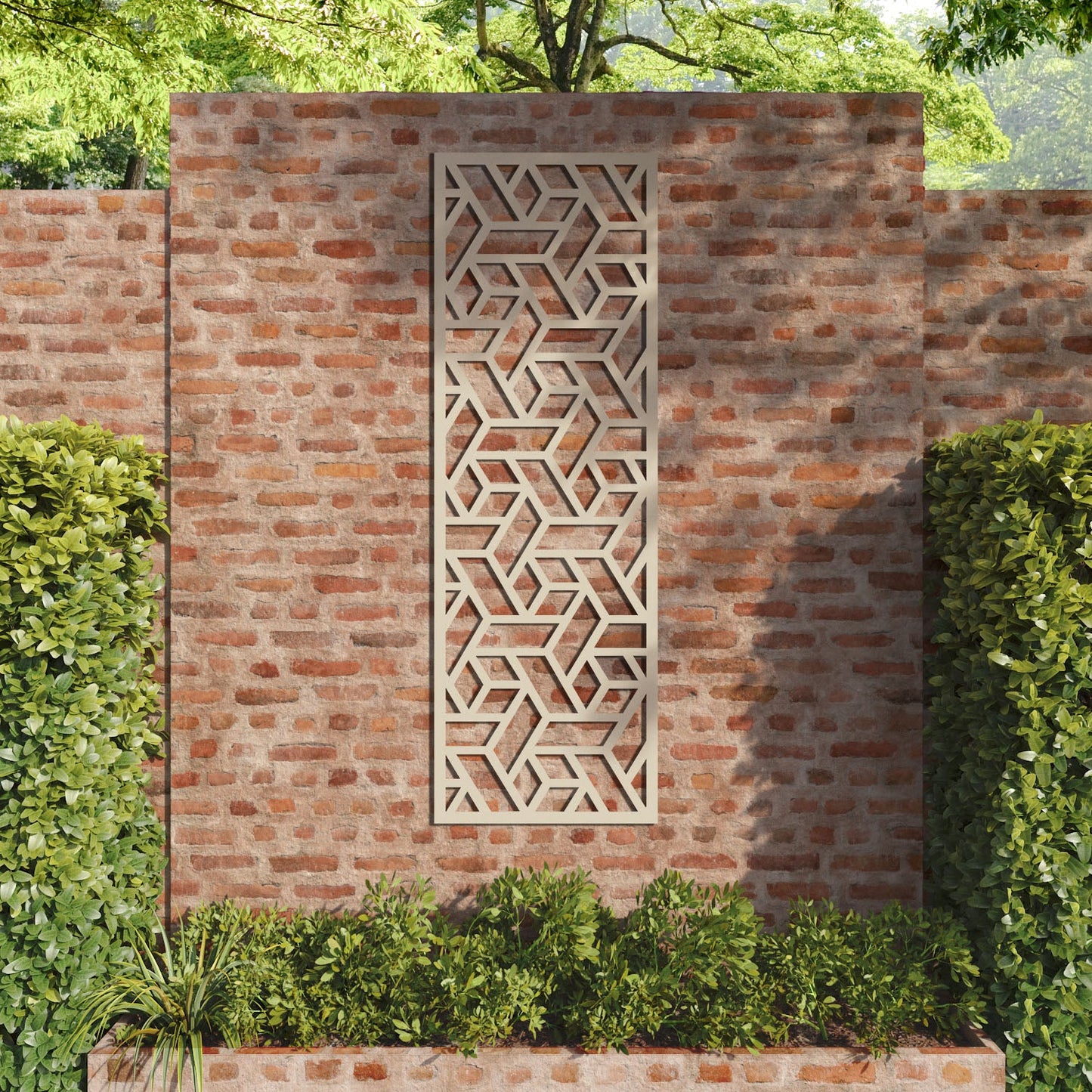 Contour decorative panel
